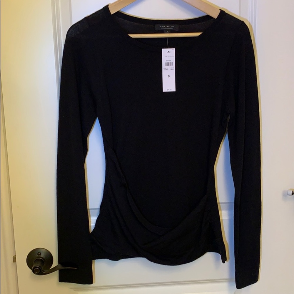NWT Merino wool black sweater from Ann Taylor